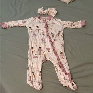 Adorable Pink Kids One Piece with Ruffle Detail